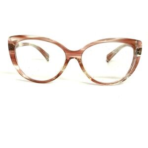 Alain Mikli Paris A03084 003 Pink Marbled Cat Eye Eyeglasses Frames Italy 55-15